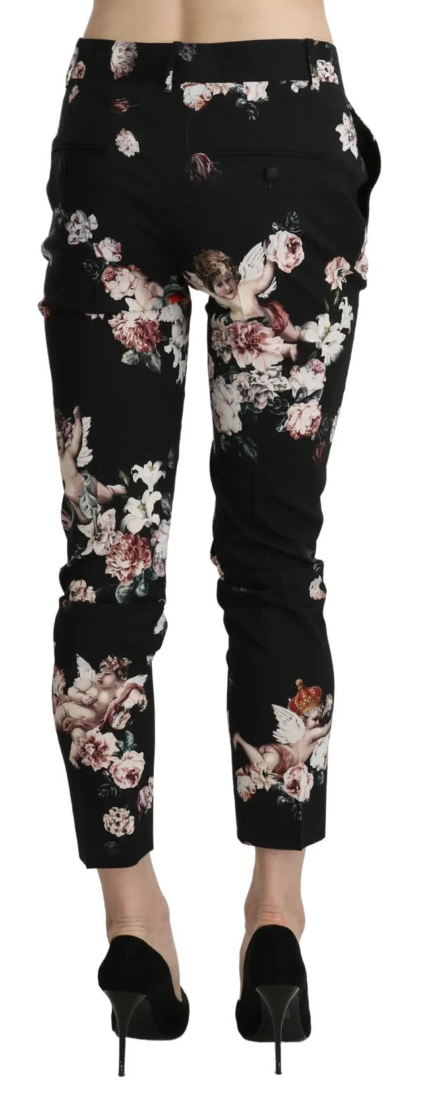 Dolce & Gabbana Women's Elegant High Waist Cropped Trousers