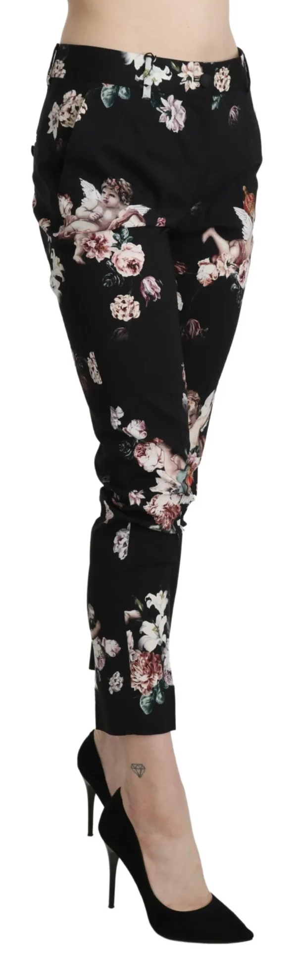Dolce & Gabbana Women's Elegant High Waist Cropped Trousers