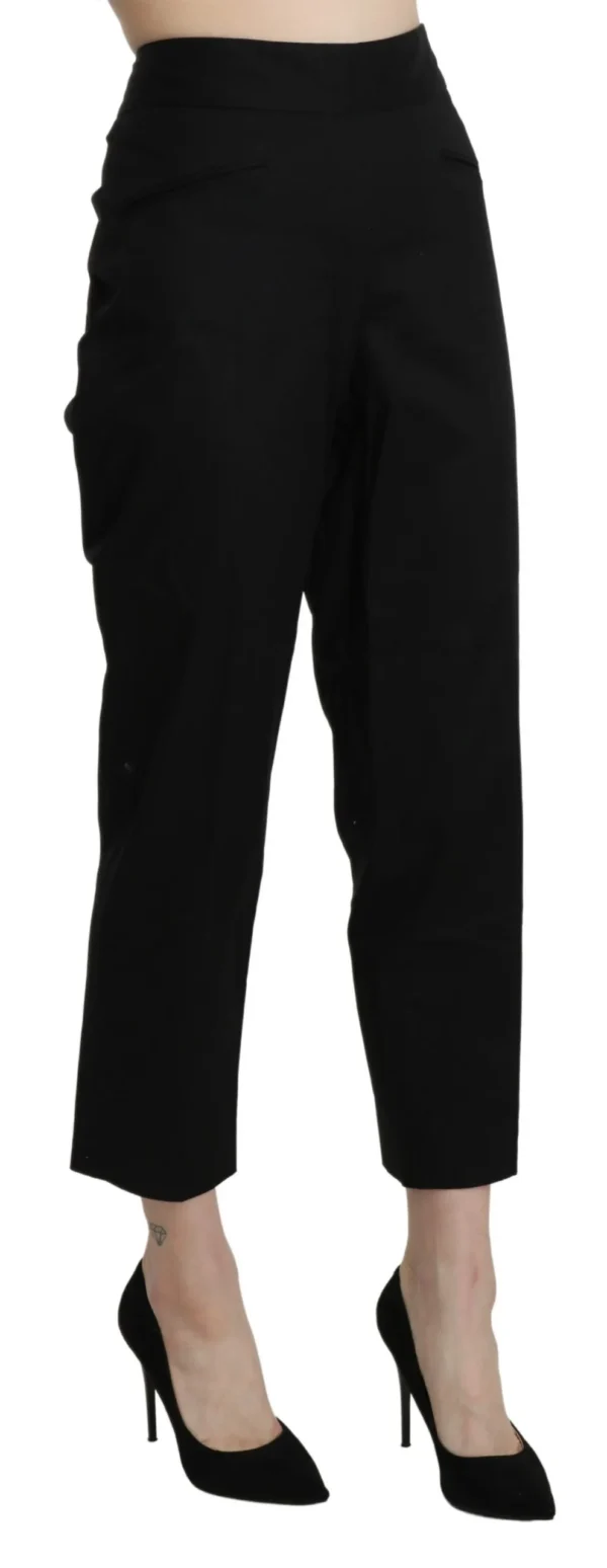 BENCIVENGA Women's Elegant High Waist Cropped Pants