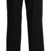 BENCIVENGA Women's Elegant High Waist Straight Black Pants