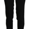 BENCIVENGA Women's Chic High Waist Skinny Cropped Trousers