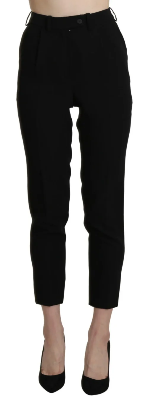 BENCIVENGA Women's Chic High Waist Skinny Cropped Trousers