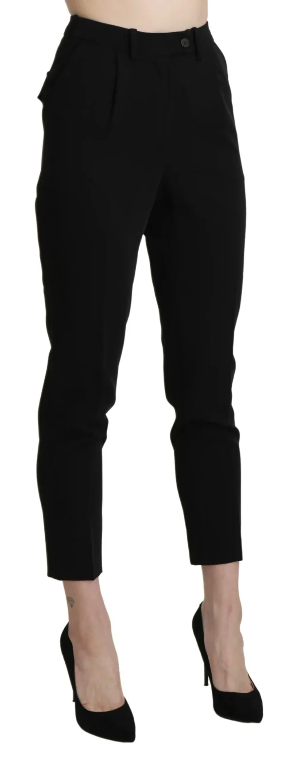 BENCIVENGA Women's Chic High Waist Skinny Cropped Trousers