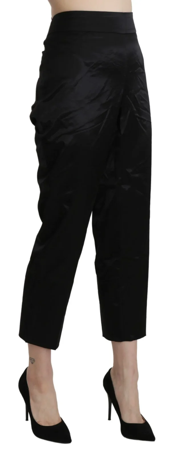 BENCIVENGA Women's Elegant High Waist Cropped Pants