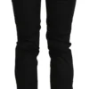 BENCIVENGA Women's Elegant High Waist Skinny Cropped Pants