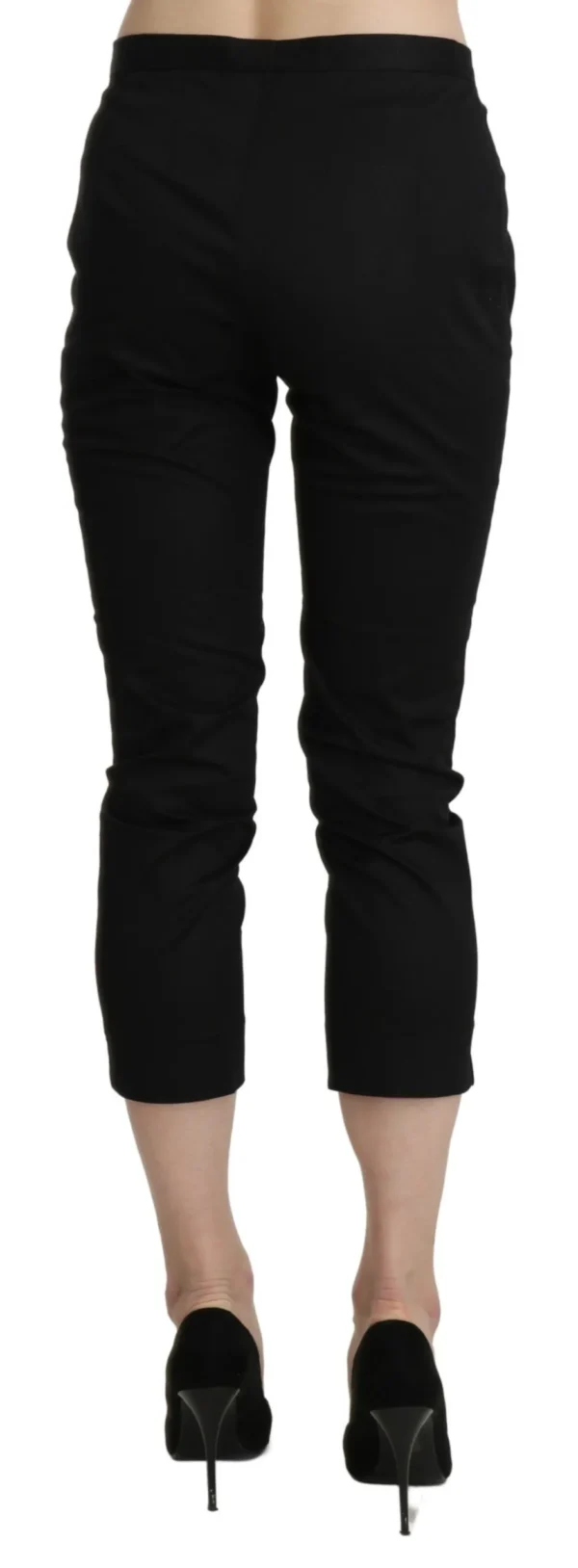 BENCIVENGA Women's Elegant High Waist Skinny Cropped Pants