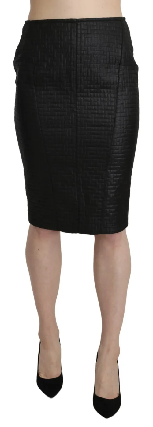 GF Ferre Women's Elegant Patterned Pencil Skirt