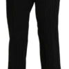 BENCIVENGA Women's Elegant High Waist Black Pants
