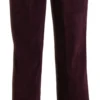 BENCIVENGA Women's Elegant High Waist Straight Purple Pants