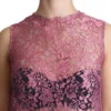 Dolce & Gabbana Women's Elegant Pink Taormina Lace Sleeveless Top