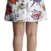 Dolce & Gabbana Women's Chic Cartoon Brocade Mini Skirt