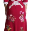Dolce & Gabbana Women's Floral Embroidered Sheath Midi Dress