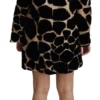 Dolce & Gabbana Women's Chic Giraffe Print Shift Mini Dress