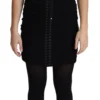 Dolce & Gabbana Women's Elegant Black Lace Bustier Mini Dress