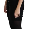 Dolce & Gabbana Women's Elegant Black Lace Bustier Mini Dress