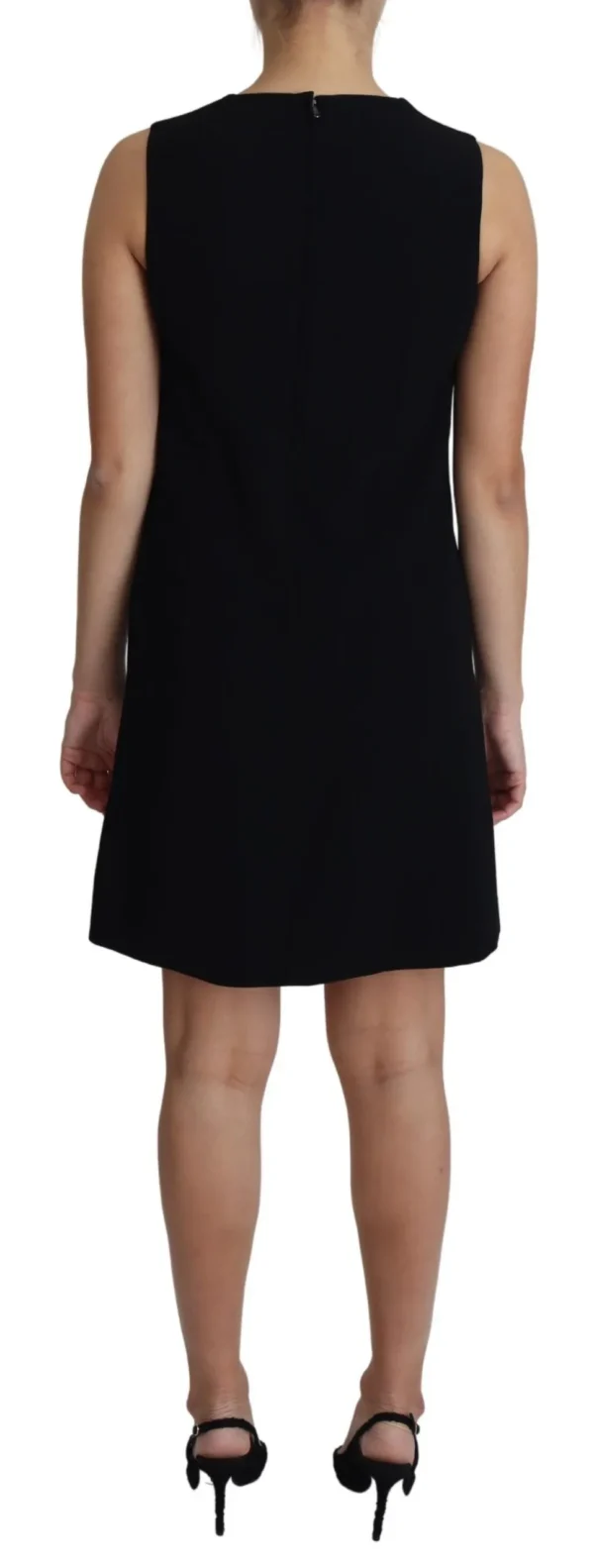 Dolce & Gabbana Women's Elegant Sleeveless Black A-Line Mini Dress