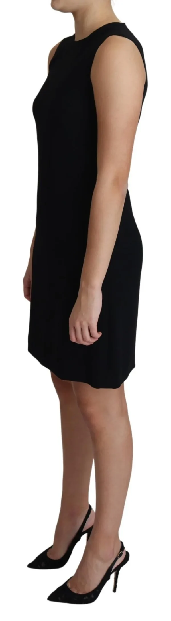 Dolce & Gabbana Women's Elegant Sleeveless Black A-Line Mini Dress