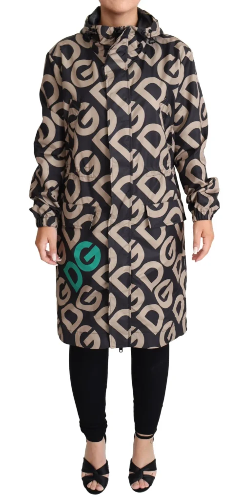 Dolce & Gabbana Women's Chic Monogram Windbreaker Jacket