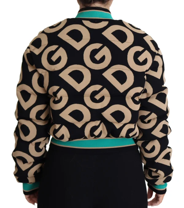 Dolce & Gabbana Women's Chic Multicolor Quilted Bomber Jacket