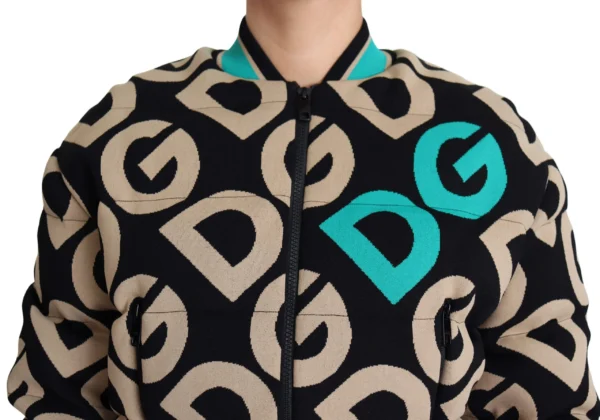 Dolce & Gabbana Women's Chic Multicolor Quilted Bomber Jacket
