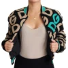 Dolce & Gabbana Women's Chic Multicolor Quilted Bomber Jacket