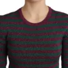 Dolce & Gabbana Women's Elegant Maroon Crewneck Sweater