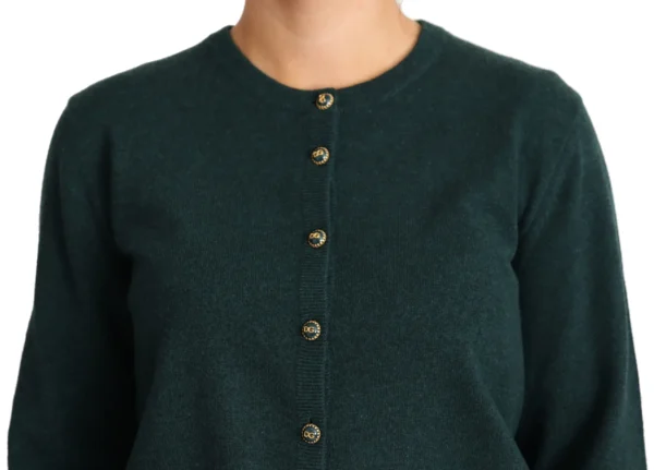 Dolce & Gabbana Women's Elegant Cashmere Crewneck Cardigan