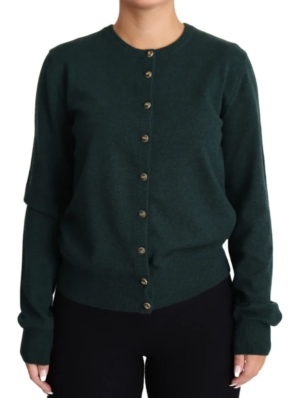 Dolce & Gabbana Women's Elegant Cashmere Crewneck Cardigan