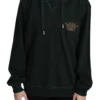 Dolce & Gabbana Women's Regal Crown Embroidered Hoodie