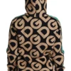 Dolce & Gabbana Women's Multicolor Virgin Wool Hooded Sweater