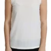 Dolce & Gabbana Women's Elegant Silk Lace-Detailed Sleeveless Blouse