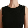 Dolce & Gabbana Women's Elegant Floral Lace Brocade Mini Dress