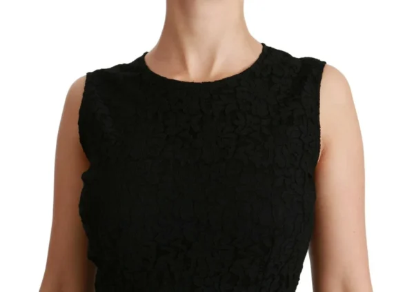 Dolce & Gabbana Women's Elegant Floral Lace Brocade Mini Dress