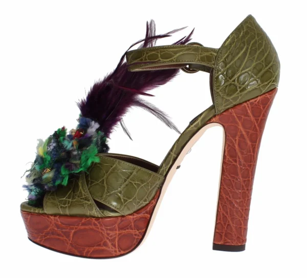 Dolce & Gabbana Women's Crystal Enchanted Ankle Strap Sandals