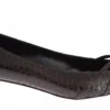 Dolce & Gabbana Women's Chic Brown Leather Kitten Heel Pumps