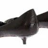 Dolce & Gabbana Women's Chic Brown Leather Kitten Heel Pumps