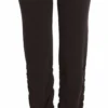 Ermanno Scervino Women's Chic Brown Casual Trousers for Sophisticated Style