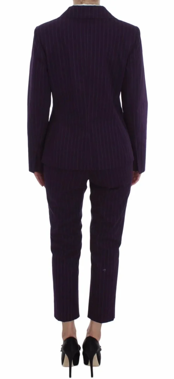 BENCIVENGA Women's Elegant Striped Pant & Blazer Suit