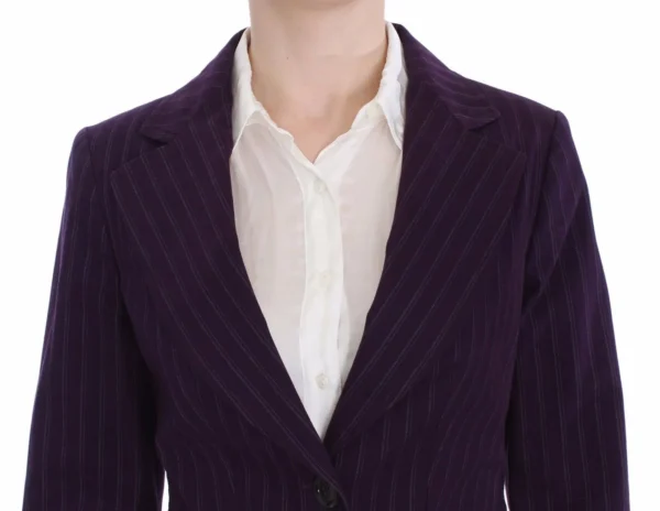 BENCIVENGA Women's Elegant Striped Pant & Blazer Suit