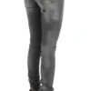 John Galliano Women's Chic Gray Slim Fit Designer Jeans