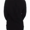 Exte Women's Chic Skull Motif Crew-Neck Cotton Sweater
