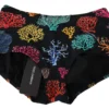 Dolce & Gabbana Women's Chic Coral Print High Waist Bikini Bottom