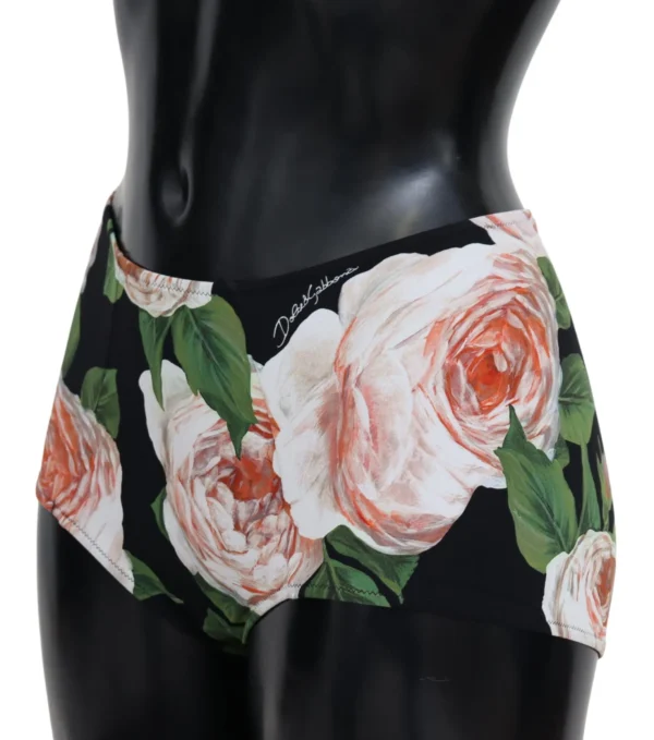 Dolce & Gabbana Women's Chic High-Waist Floral Bikini Bottom