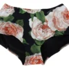 Dolce & Gabbana Women's Chic High-Waist Floral Bikini Bottom