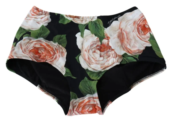 Dolce & Gabbana Women's Chic High-Waist Floral Bikini Bottom