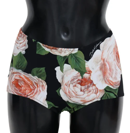 Dolce & Gabbana Women's Chic High-Waist Floral Bikini Bottom