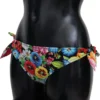 Dolce & Gabbana Women's Vibrant Floral Tie-Side Bikini Bottoms