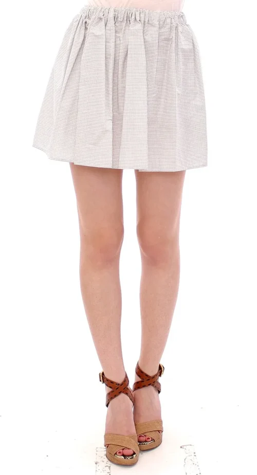 Andrea Incontri Women's Chic White Mini Skirt - Elegant & Timeless