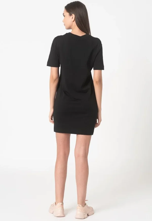 Love Moschino Women's Chic Black Dress with Signature Front Design