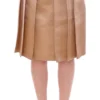 Andrea Incontri Women's Elegant Silk Pleated Knee-Length Skirt